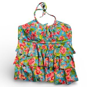 Catalina Floral Ruffle Tankini Top | Women’s L/G 12–14 |